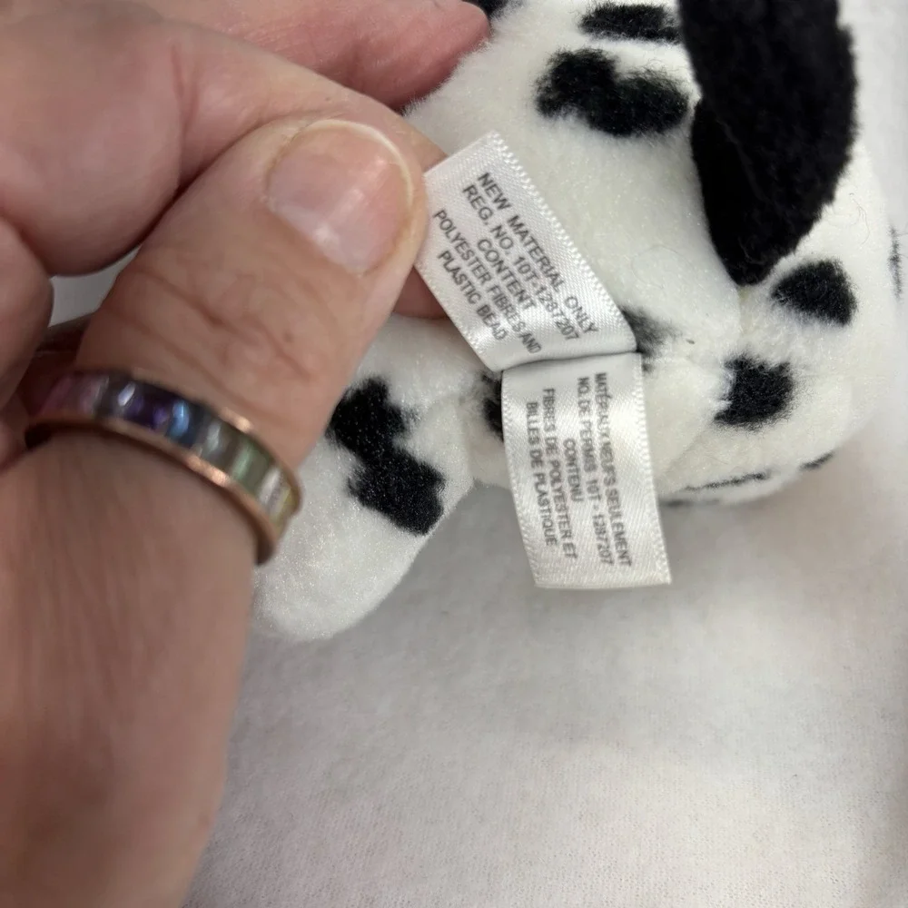 Ty Catcher Velvety-‎ FETCH the Dalmatian Dog 7 In (GLITTER / SPARKLE EYES)